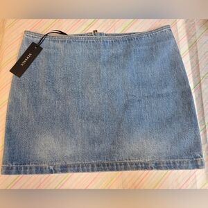 Versace Skirt W RFID Card Authentication. Main Line. Denim NWT Size 40, 6, S/M